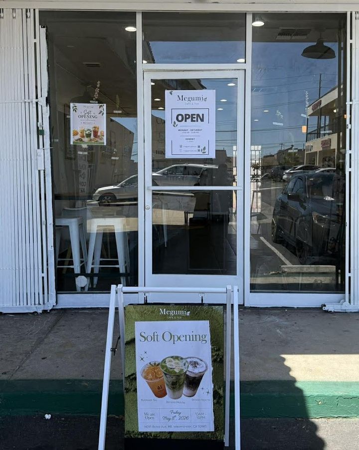 Megumi Cafe & Tea - 10491 Bolsa Ave unit b, Westminster | Corner