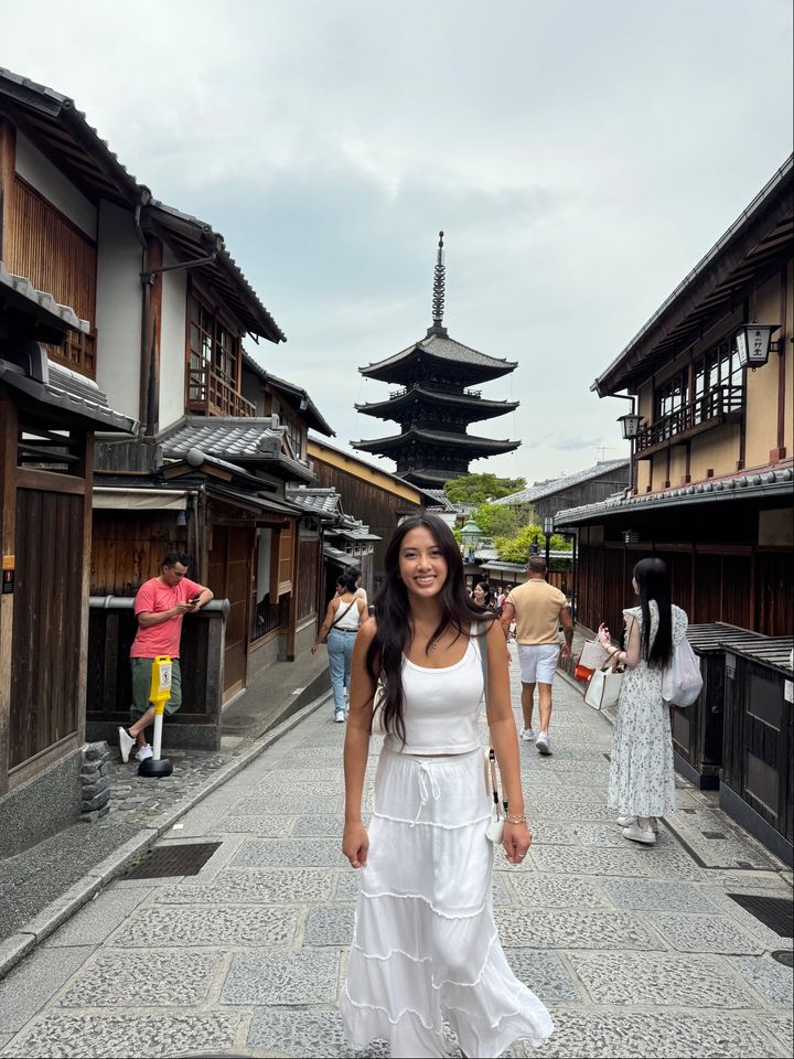 kagoharatathumi）真作/巖谷小波/桃/布袋屋掛軸HJ-811 Hōkan-ji Temple (Yasaka Pagoda) - Kyoto, Higashiyama Ward, 清水