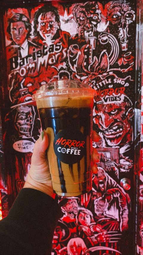 Horror Vibes Coffee - Parking lot, 4480 Paradise Rd # 300, Las
